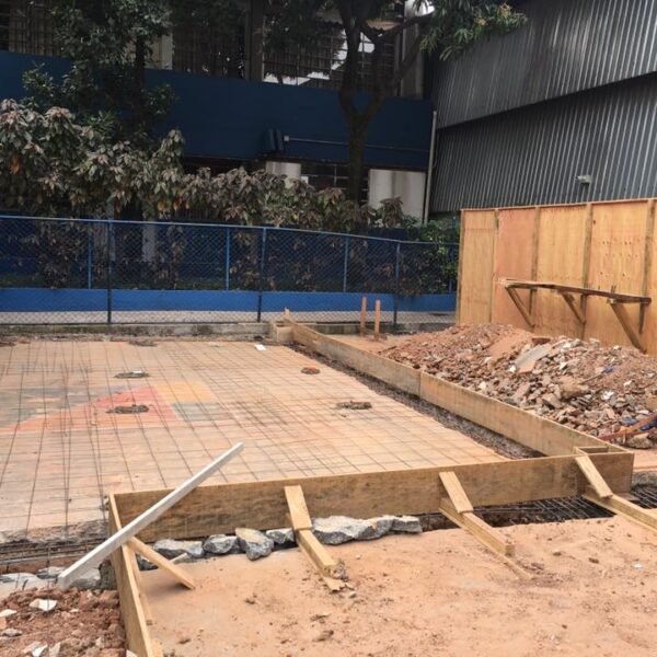 Retrofit e ampliação do Refeitório, Cozinha e Pátio do Colégio.